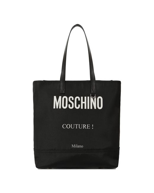 Moschino Текстильная сумка-тоут