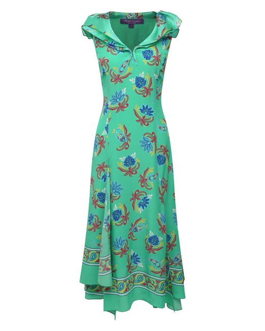 Ralph Lauren Шелковое платье