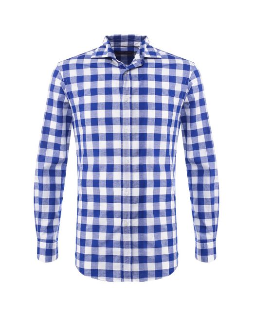 Ralph Lauren Рубашка из смеси хлопка и льна