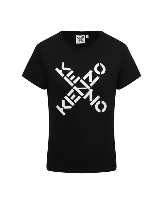 Kenzo Хлопковая футболка Sport