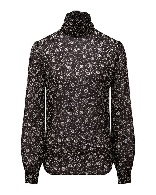 Saint Laurent Шелковая блузка
