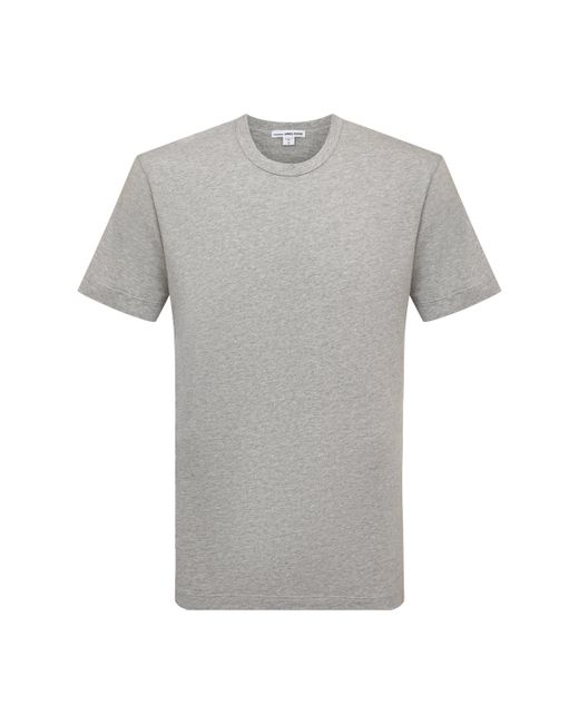 James Perse Хлопковая футболка с круглым вырезом