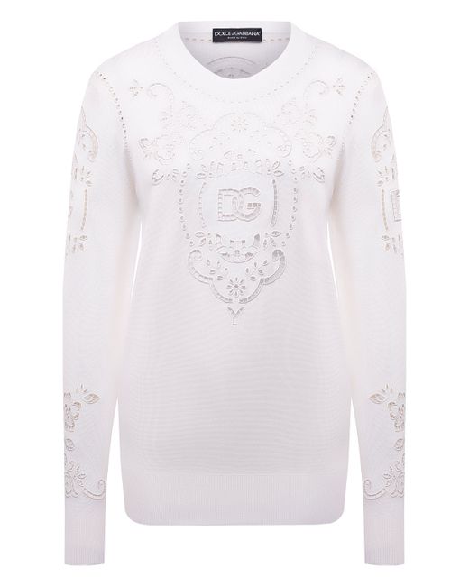 Dolce & Gabbana Шелковый пуловер