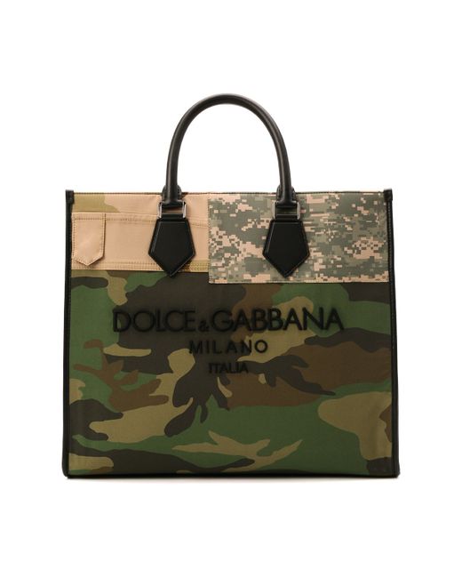 Dolce & Gabbana Текстильный тоут