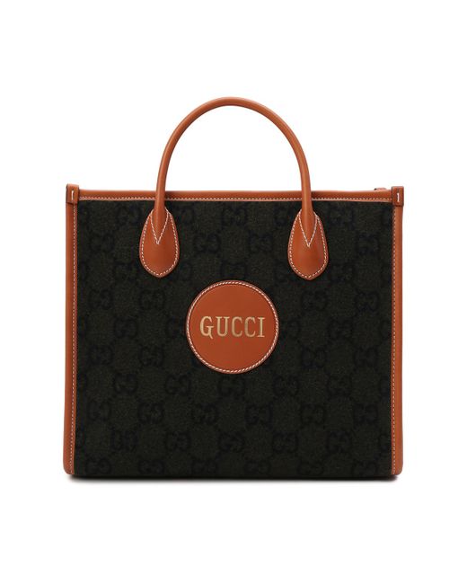 Gucci Текстильная сумка-тоут