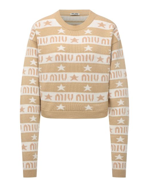 Miu Miu Кашемировый пуловер