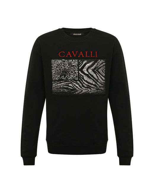 Roberto Cavalli Хлопковый свитшот