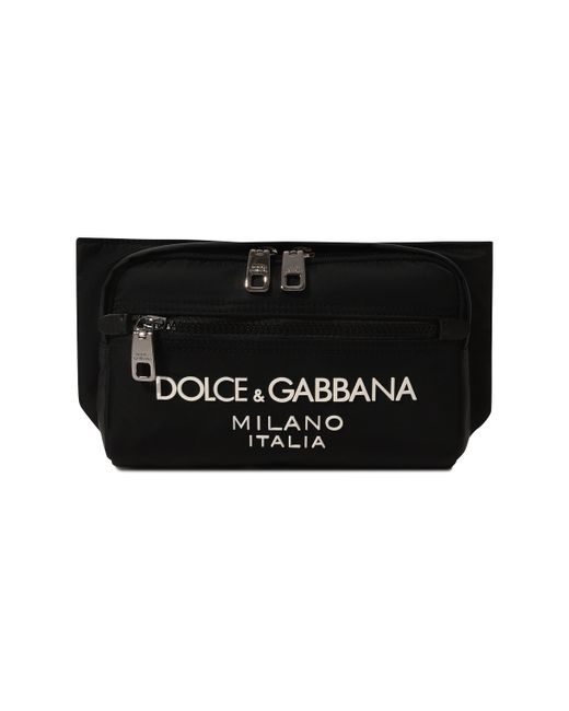 Dolce & Gabbana Текстильная поясная сумка