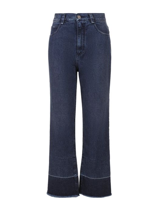 Rachel Comey Укороченные расклешенные джинсы с бахромой