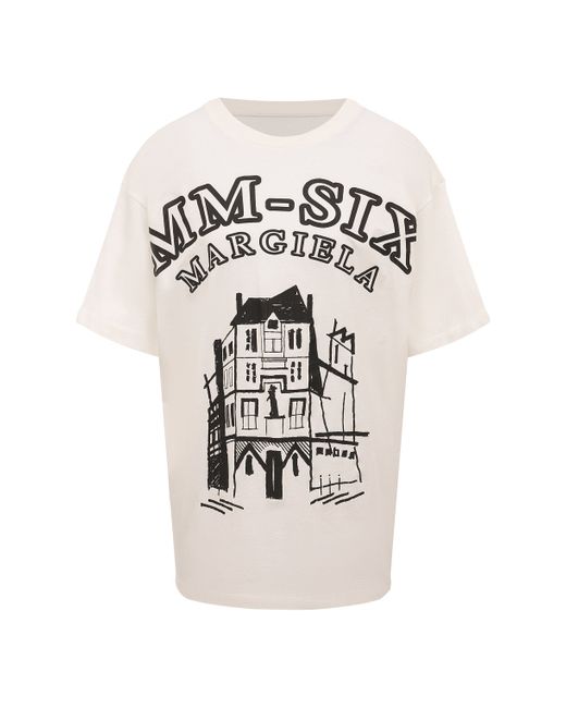 MM6 by Maison Margiela Хлопковая футболка