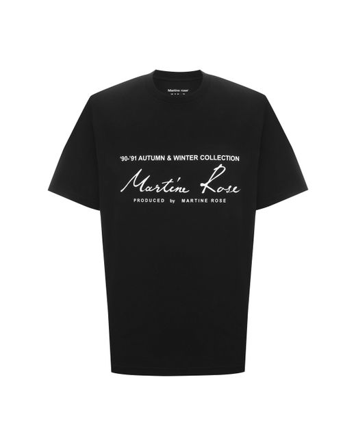 Martine Rose Хлопковая футболка