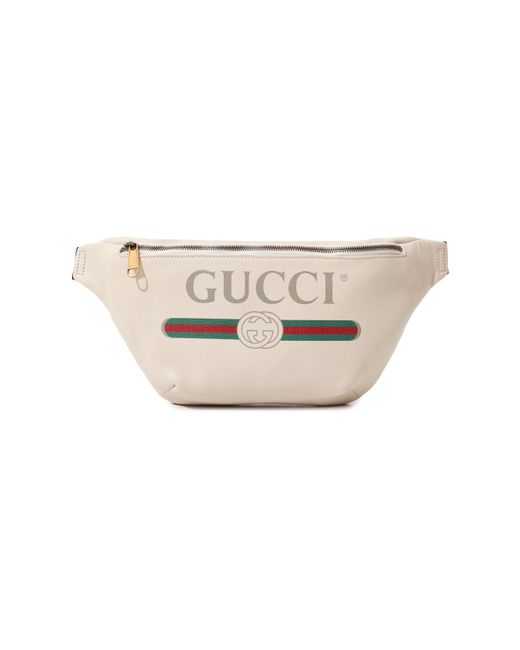 Gucci Кожаная поясная сумка Print