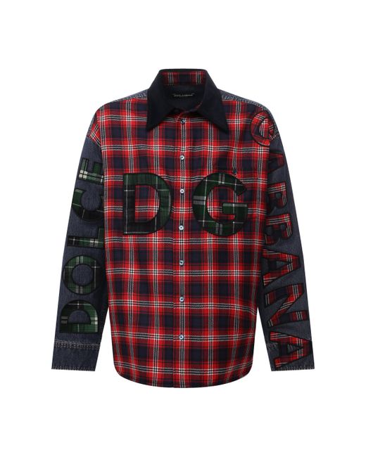 Dolce & Gabbana Комбинированная рубашка