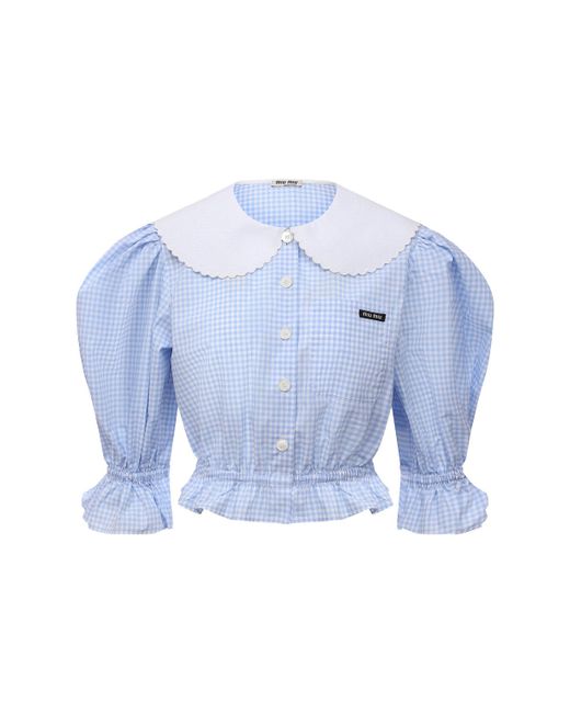 Miu Miu Хлопковая блузка