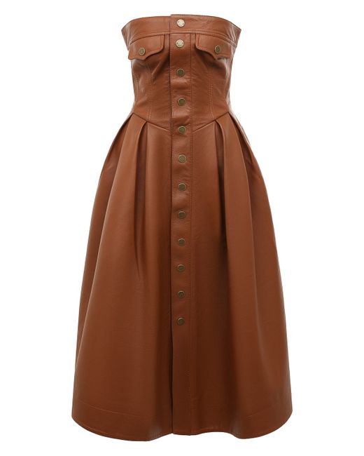 Yana Dress Кожаное платье