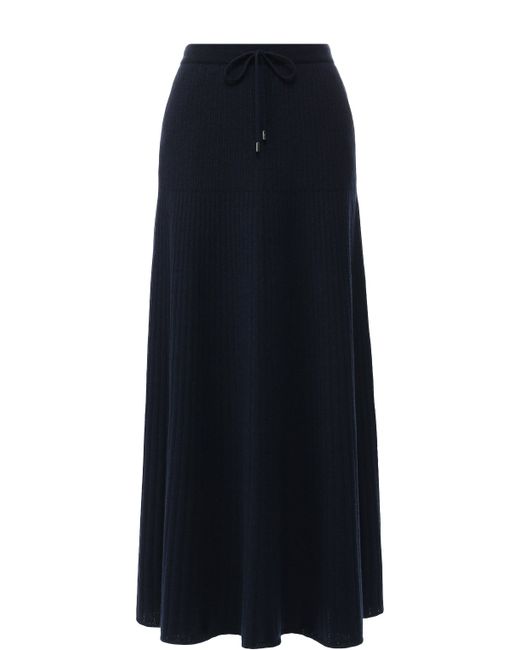 Loro Piana Кашемировая юбка-миди с эластичным поясом