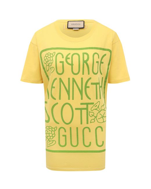 Gucci Хлопковая футболка x Ken Scott