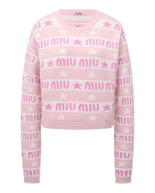 Miu Miu Кашемировый пуловер