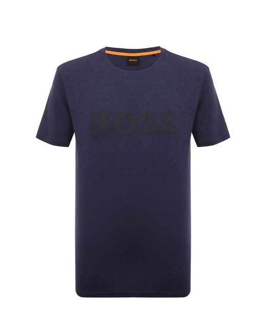 BOSS Orange Хлопковая футболка