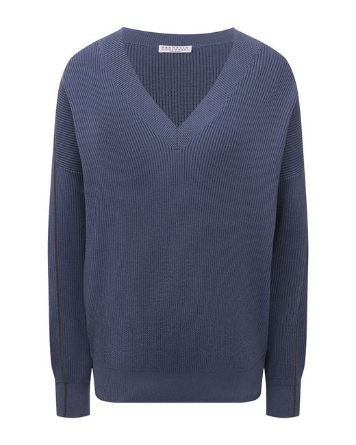 Brunello Cucinelli Хлопковый пуловер