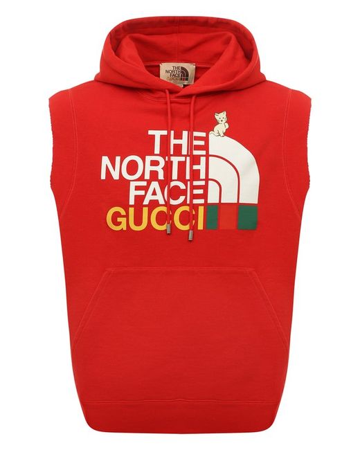 Gucci Хлопковый жилет The North Face x