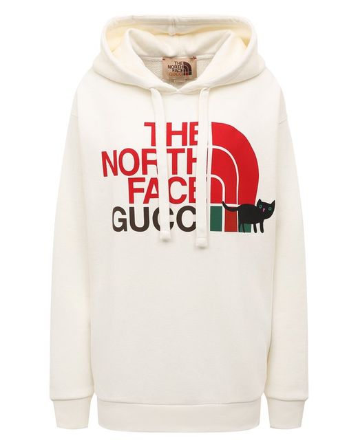 Gucci Хлопковое худи The North Face x