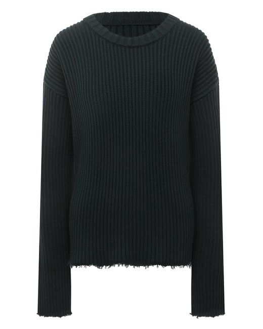 MM6 by Maison Margiela Пуловер из хлопка и шерсти