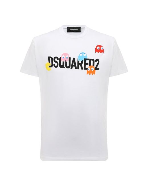 Dsquared2 Хлопковая футболка x PAC-MAN