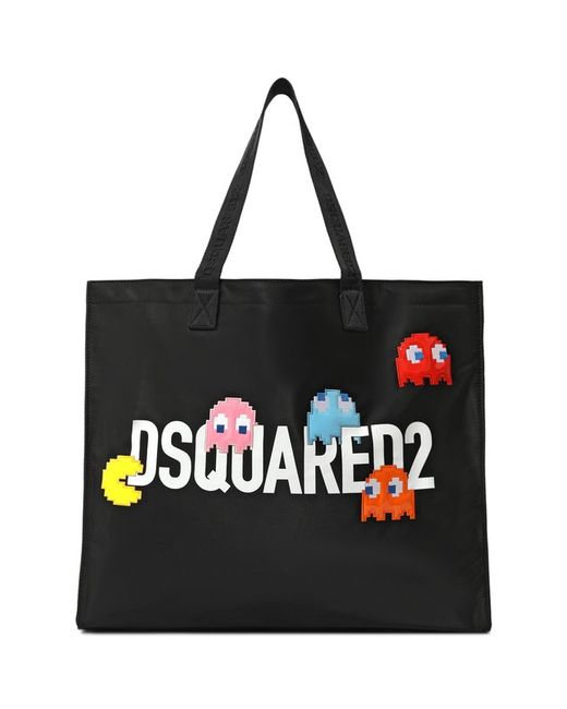 Dsquared2 Текстильная сумка-шопер x PAC-MAN