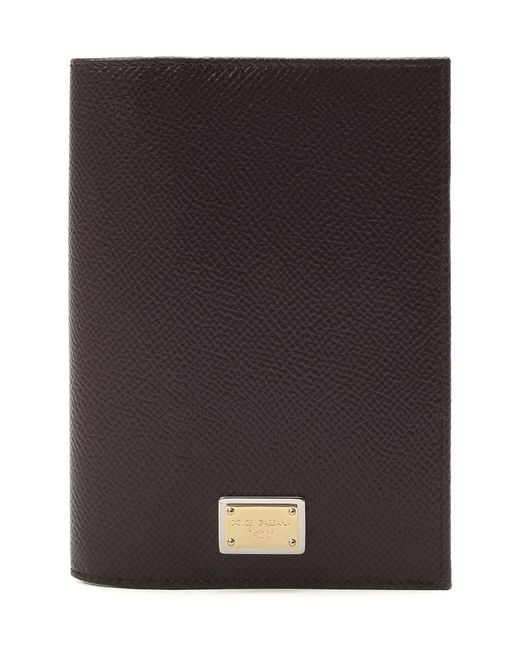 Dolce & Gabbana Кожаная обложка для паспорта