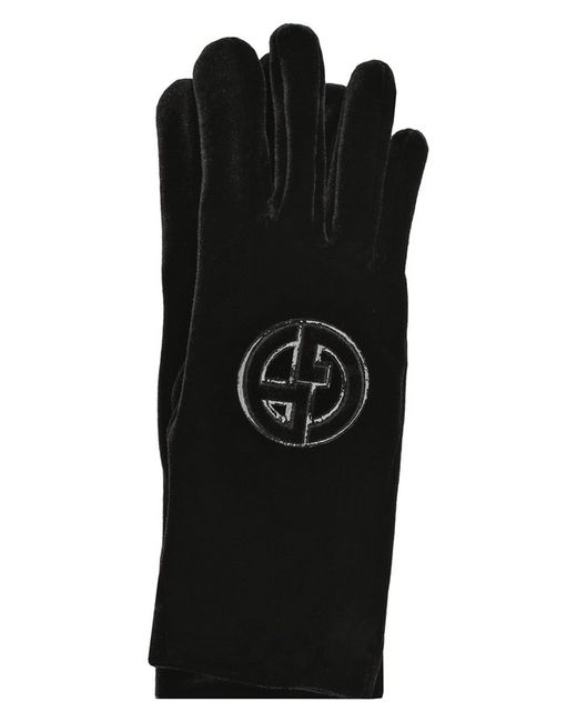 Giorgio Armani Текстильные перчатки с логотипом бренда
