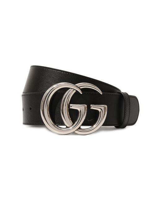 Gucci Кожаный ремень GG Marmont