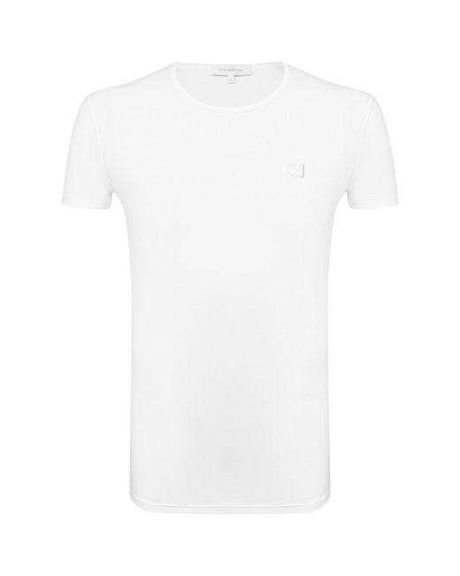 Ermenegildo Zegna Хлопковая футболка с круглым вырезом