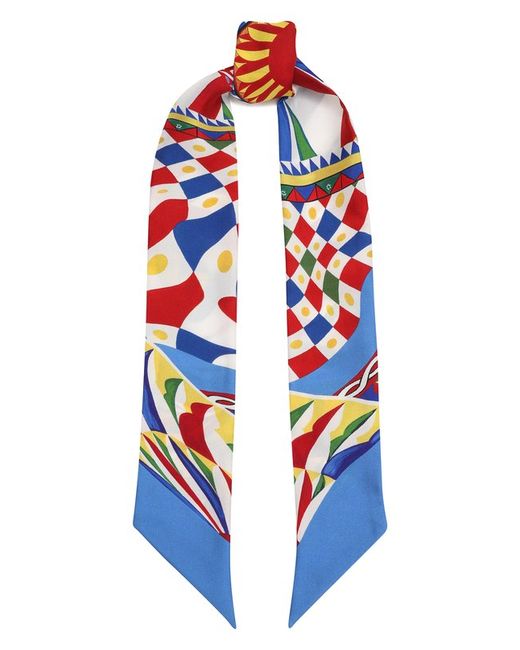 Dolce & Gabbana Шелковый шарф-твилли