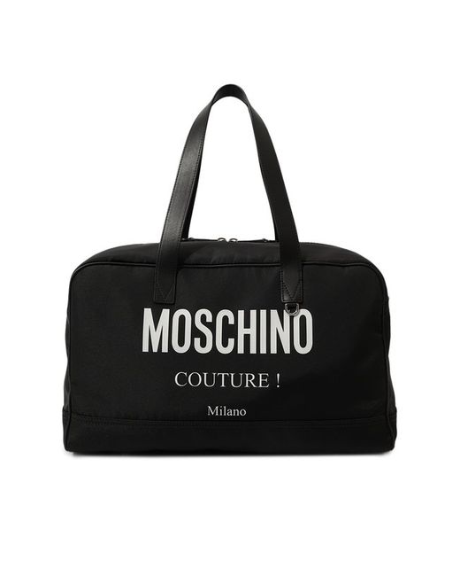 Moschino Текстильная дорожная сумка