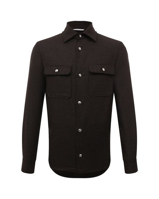 Marco Pescarolo Куртка-рубашка из шерсти и кашемира