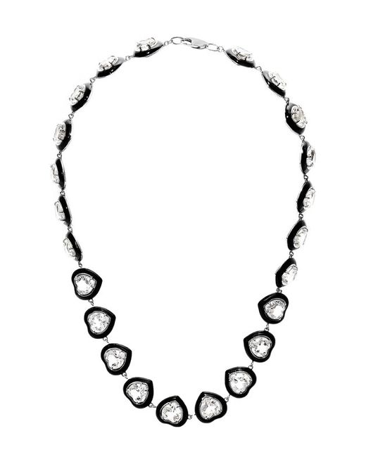 Moonka Ожерелье с сердцами из горного хрусталя