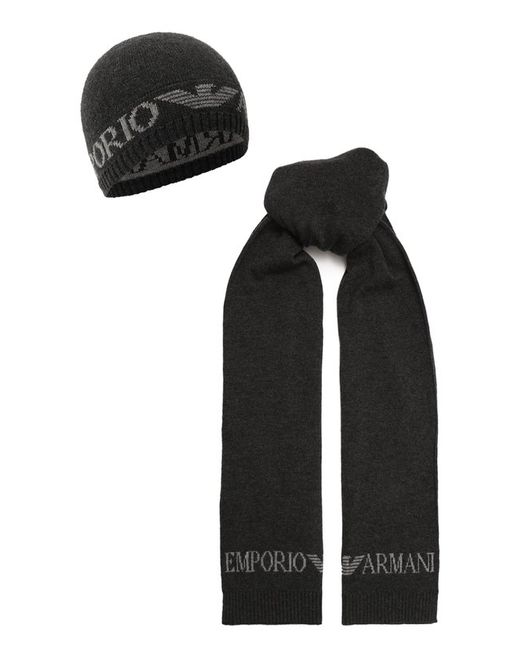 Emporio Armani Комплект из шапки и шарфа
