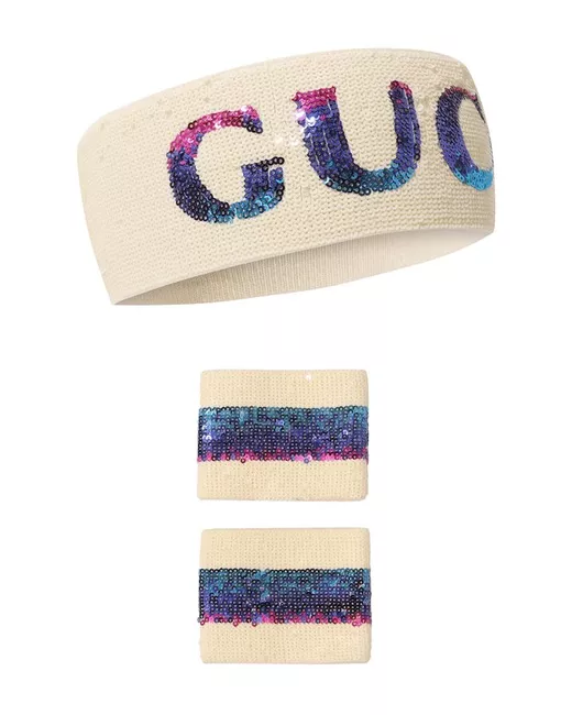 Gucci Комплект из повязки на голову и манжетов