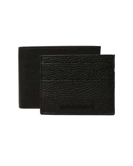 Emporio Armani Комплект из портмоне и футляра для кредитных карт