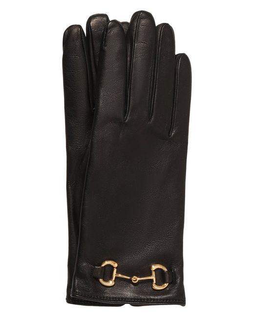 Gucci Кожаные перчатки Horsebit