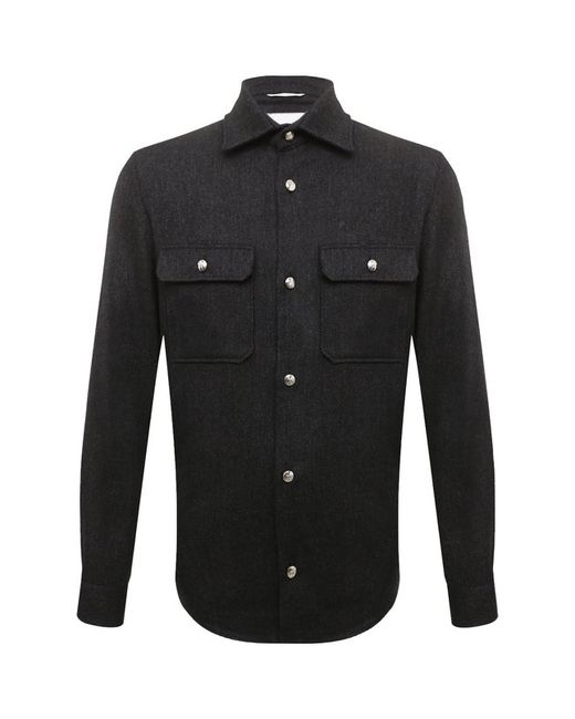 Marco Pescarolo Куртка-рубашка из шерсти и кашемира