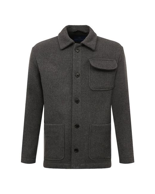 Andrea Campagna Куртка-рубашка из шерсти и кашемира