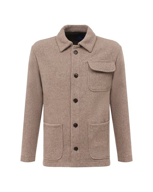 Andrea Campagna Куртка-рубашка из шерсти и кашемира