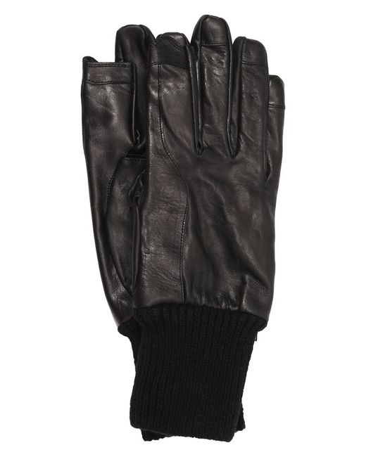 Rick Owens Кожаные перчатки