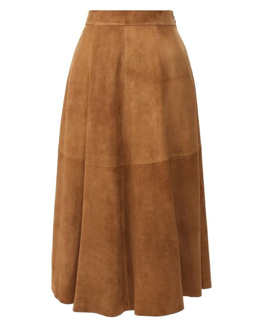 Ralph Lauren Замшевая юбка