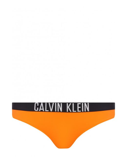 Calvin Klein Однотонные плавки-бикини с логотипом бренда