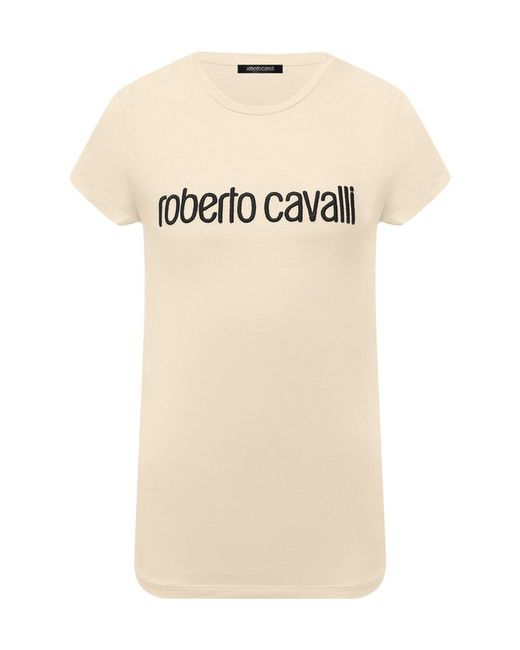Roberto Cavalli Хлопковая футболка