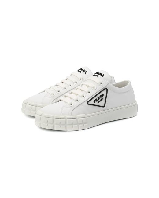 Prada Текстильные кеды Wheel