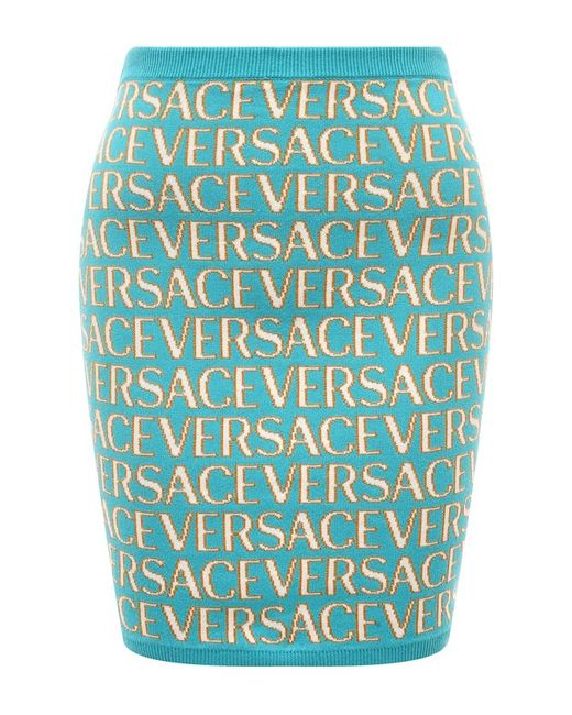 Versace Юбка из хлопка и вискозы